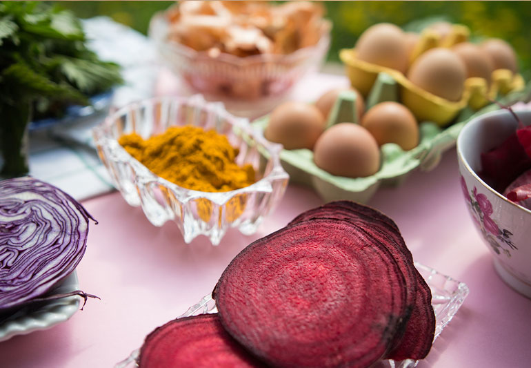FoodRGB Application photography showing beets and other various foods. 