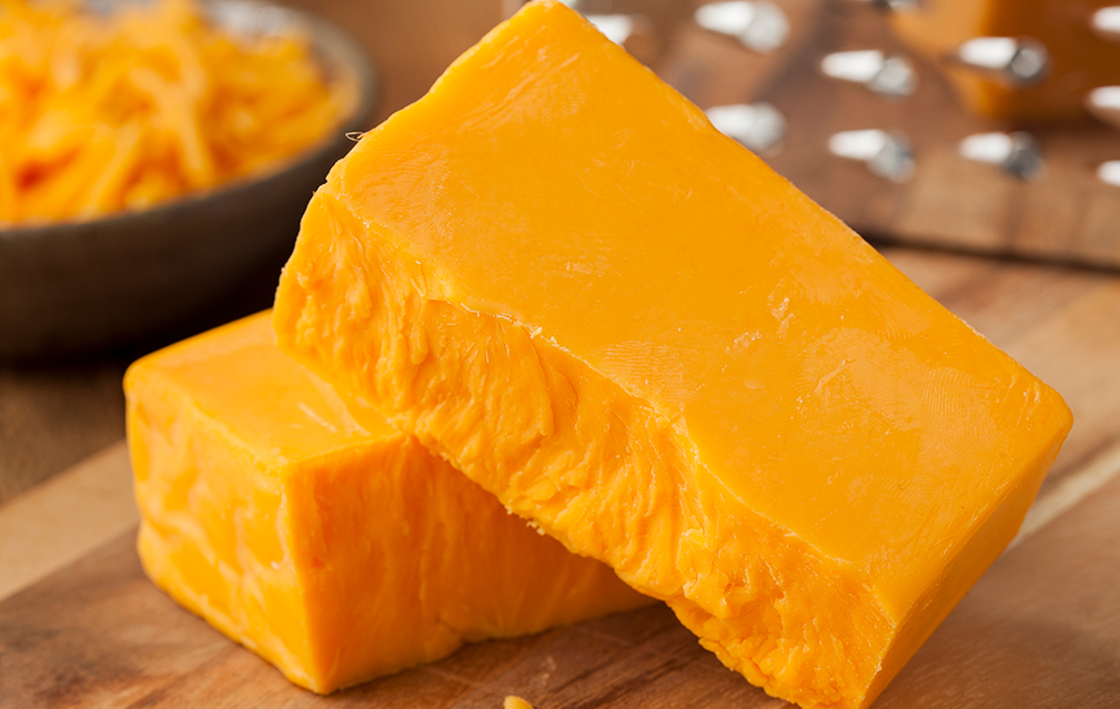 FoodRGB Natural food color application for dairy including cheese using orange natural food color 