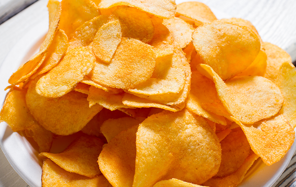 FoodRGB Natural food color application for snacks including chips using yellow natural food color