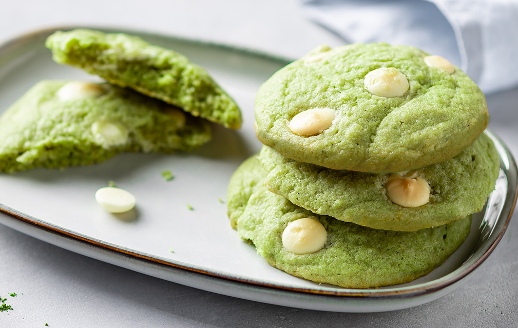 FoodRGB Natural food color application for baked goods including cookies using green natural food color