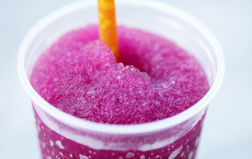 FoodRGB Natural food color application photography for beverages frozen drinks purple