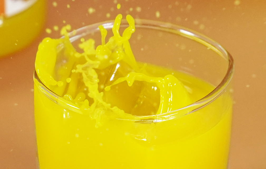 FoodRGB Natural food color application for beverages including hydration and functional using yellow natural food color 