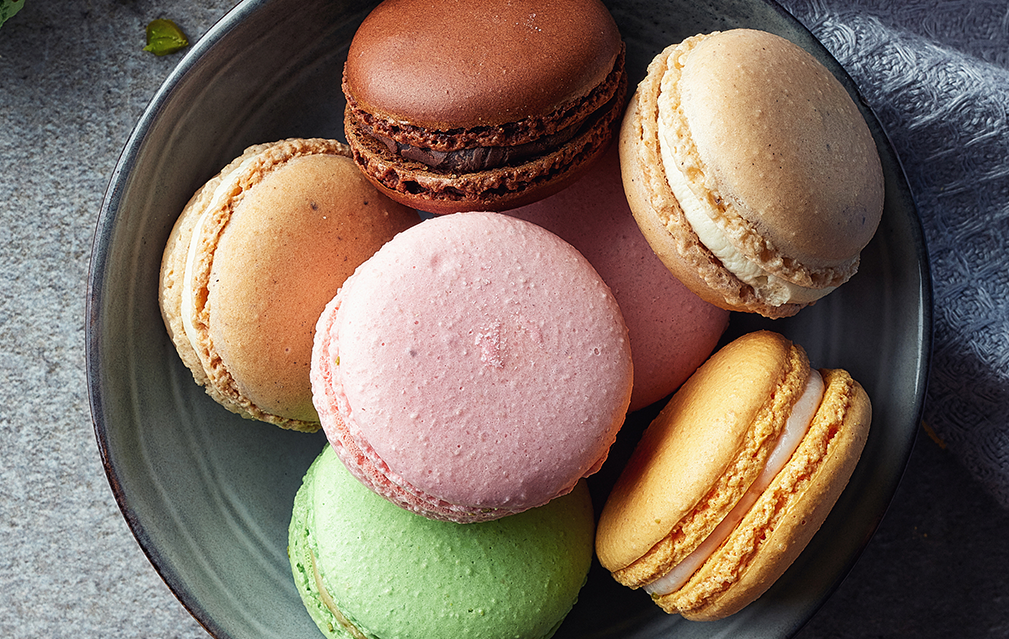 FoodRGB Natural food color application for baked goods including cookies using green, red, yellow, pink, orange and yellow natural food color