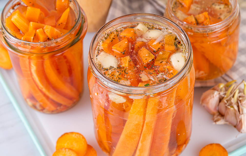 FoodRGB Natural food color application photography for pickled vegetables orange