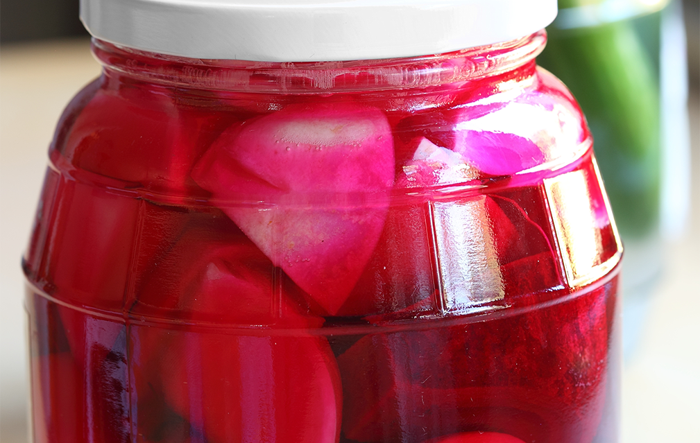 FoodRGB Natural food color application photography for pickled vegetables red