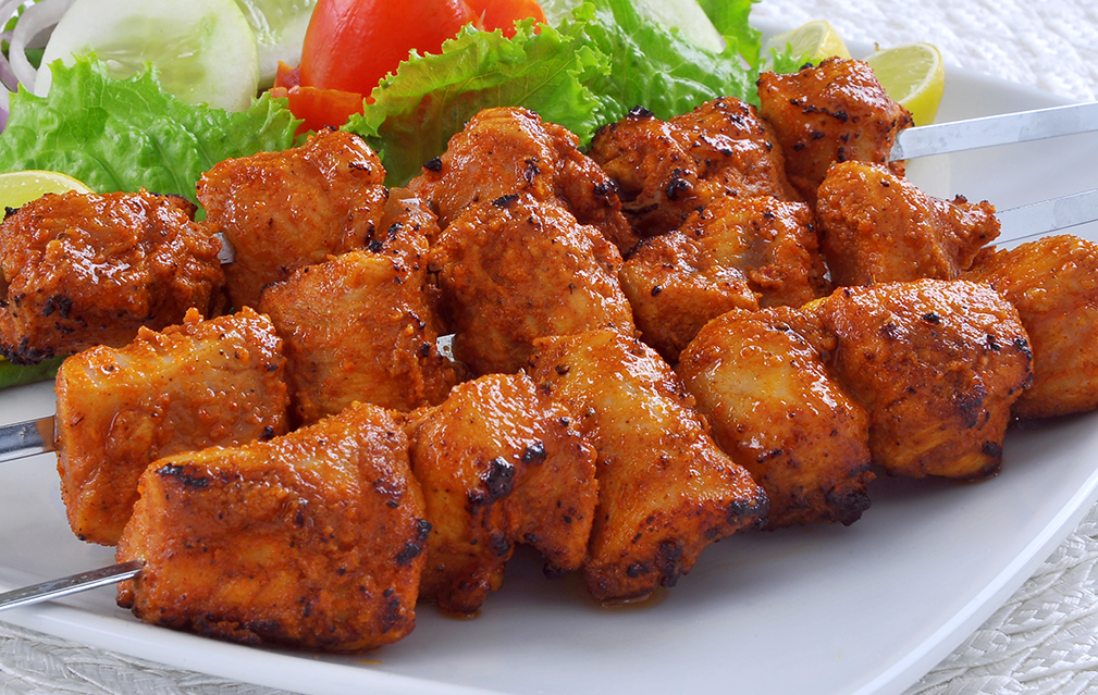 FoodRGB Natural food color application photography for meat and poultry pre cooked orange