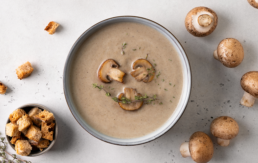 FoodRGB Natural food color application for savory including soup using brown natural food color