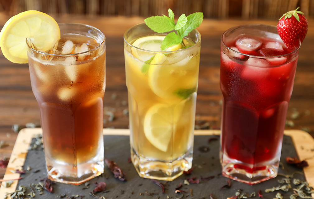 FoodRGB Natural food color application for beverages including coffee and tea using brown and yellow natural food color 