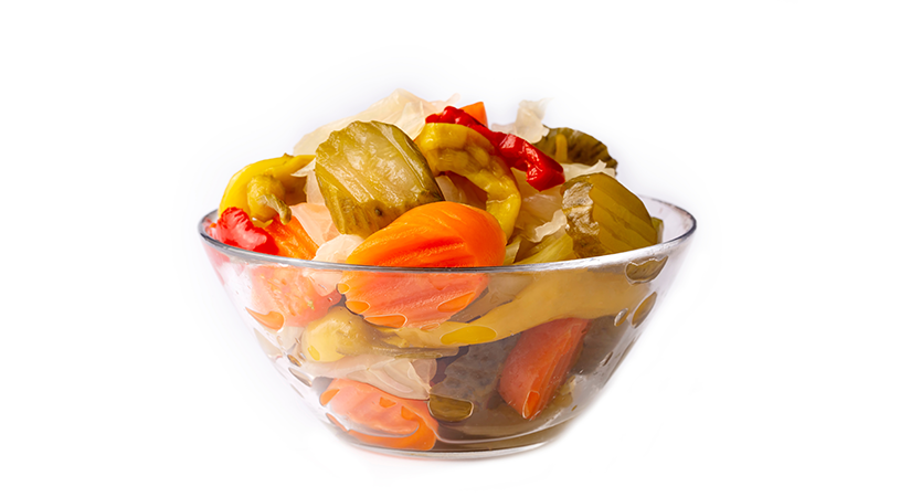 FoodRGB Natural food color application photography for pickled vegetables