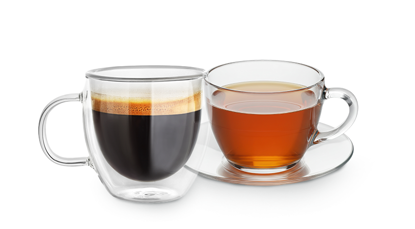 FoodRGB application photography for beverages including coffee and tea in brown