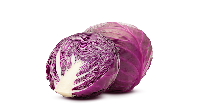 FoodRGB Red Cabbage Natural food color application red and purple application photography red cabbage cut in half