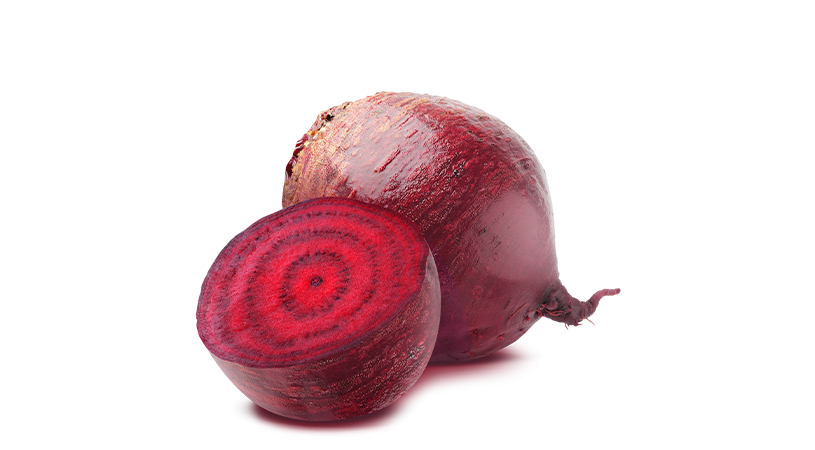 FoodRGB Beetroot red natural color solution for reds and pinks showing a beet