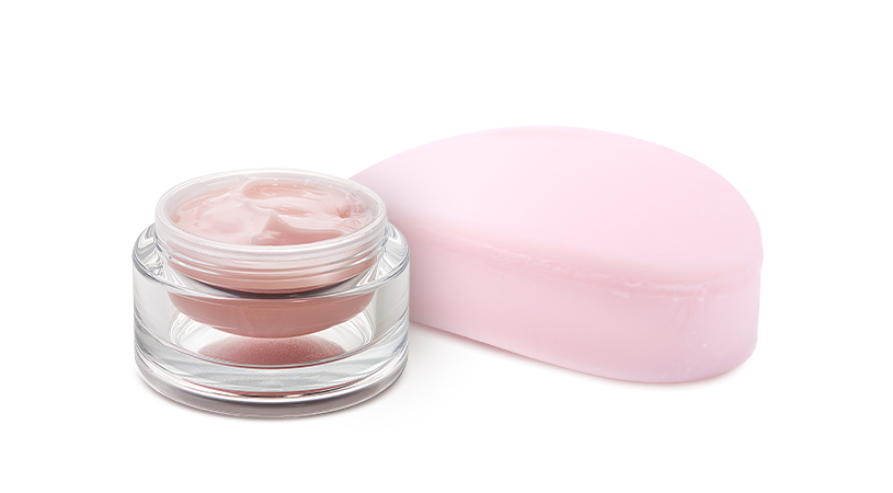 FoodRGB Natural food color application photography personal care soaps and lotion pink