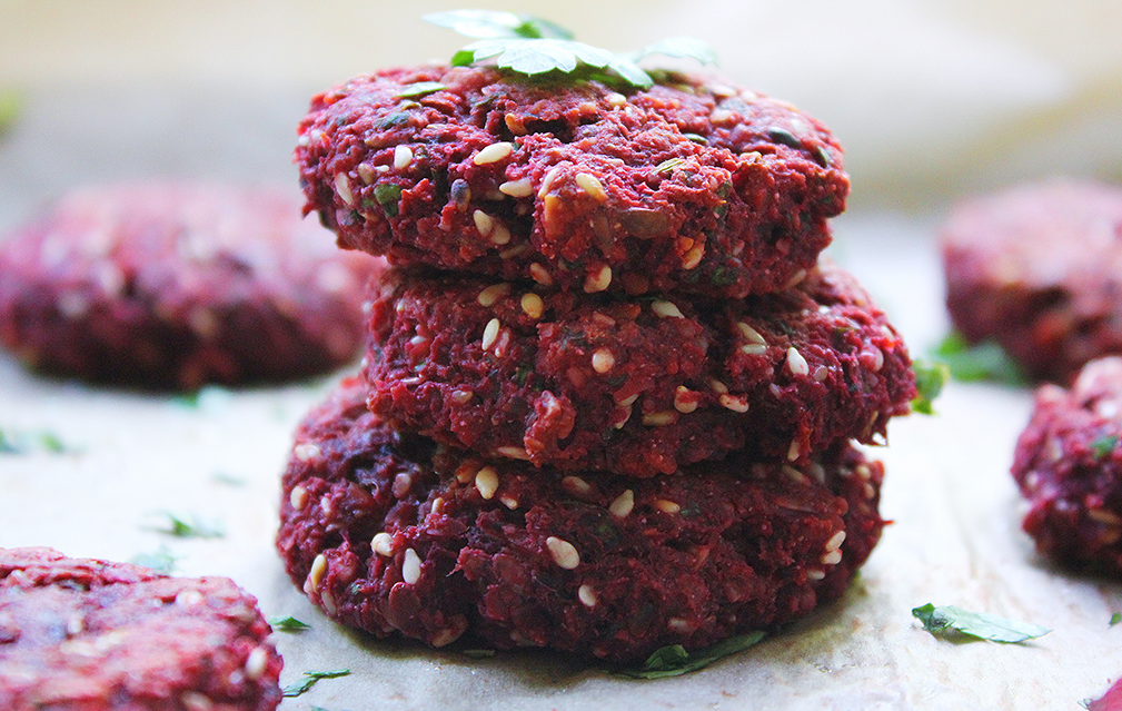 FoodRGB Natural food color application photography for plant based meat purple