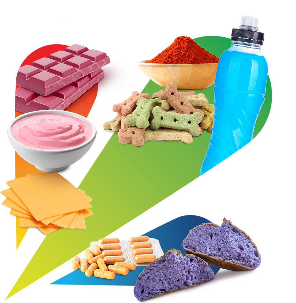 FoodRGB Natural food color application burst photography