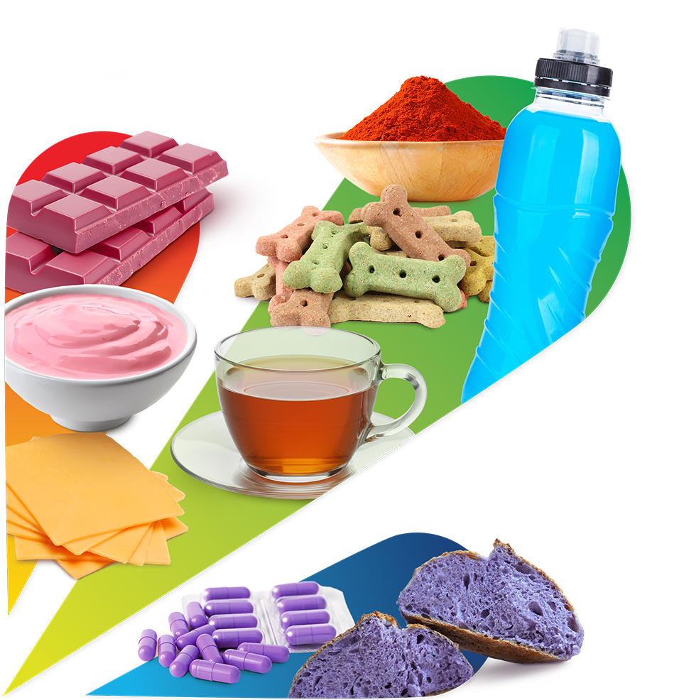 FoodRGB Natural food color application burst photography