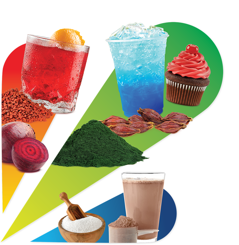 FoodRGB Natural food color application burst photography