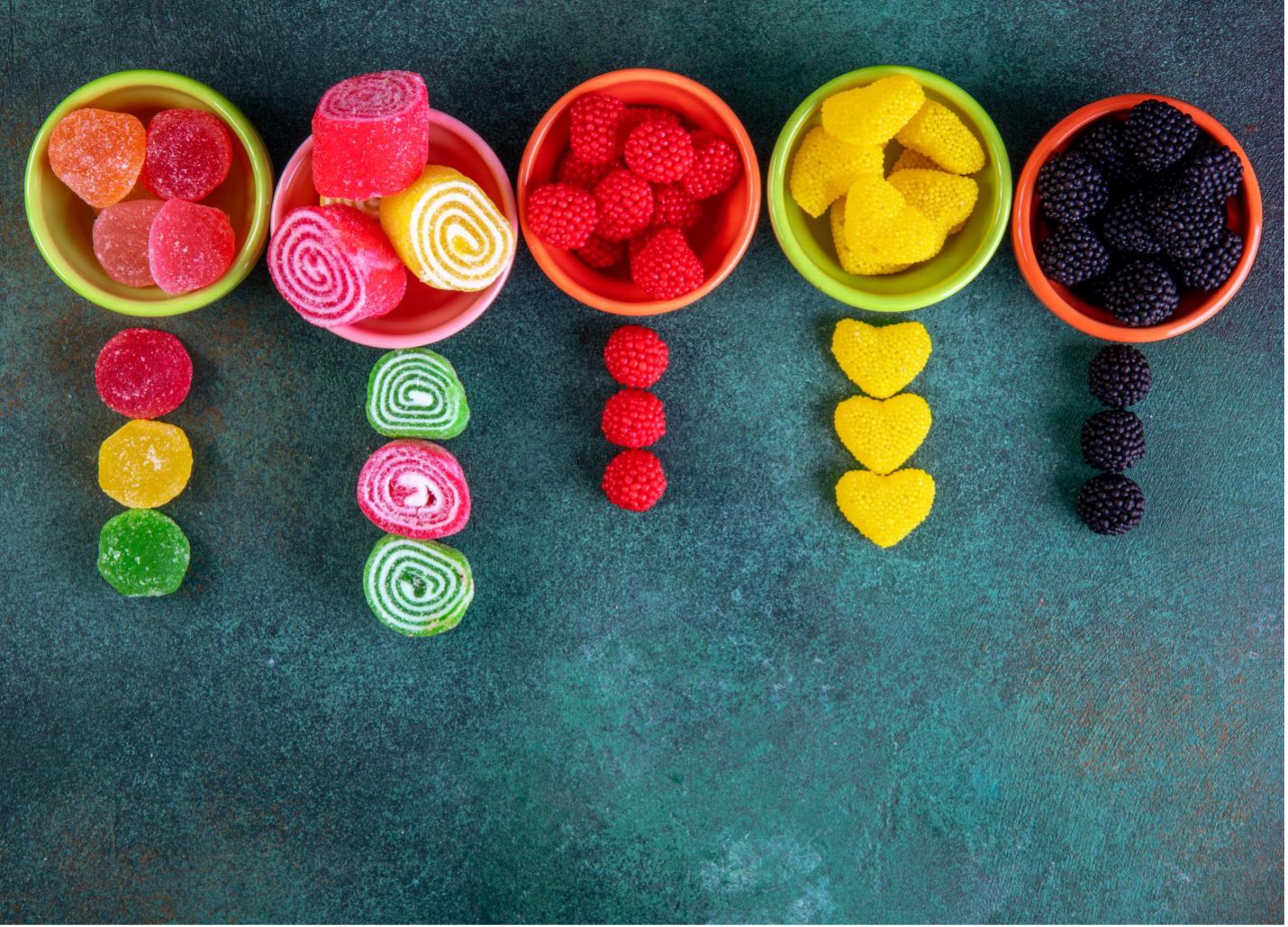 Natural color stability in gummy candy formulations